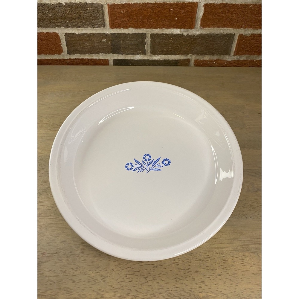 Vintage Corning Ware Blue Cornflower P-309 Pie Plate Baking Serve Dish 9" EUC!
